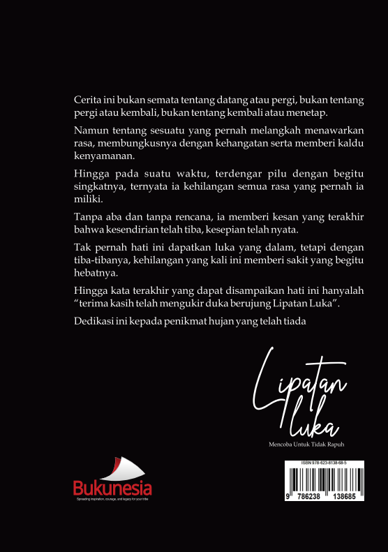 Buku Lipatan Luka Mencoba untuk Tidak Rapuh - Gambar 2