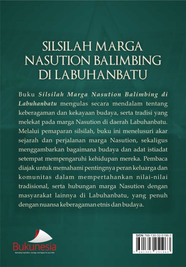 Buku Silsilah Marga Nasution Balimbing Di Labuhanbatu - Gambar 2