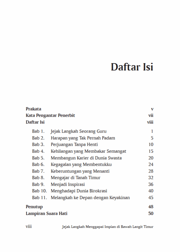 Buku Jejak Langkah Menggapai Impian di Bawah Langit Timur - Gambar 2