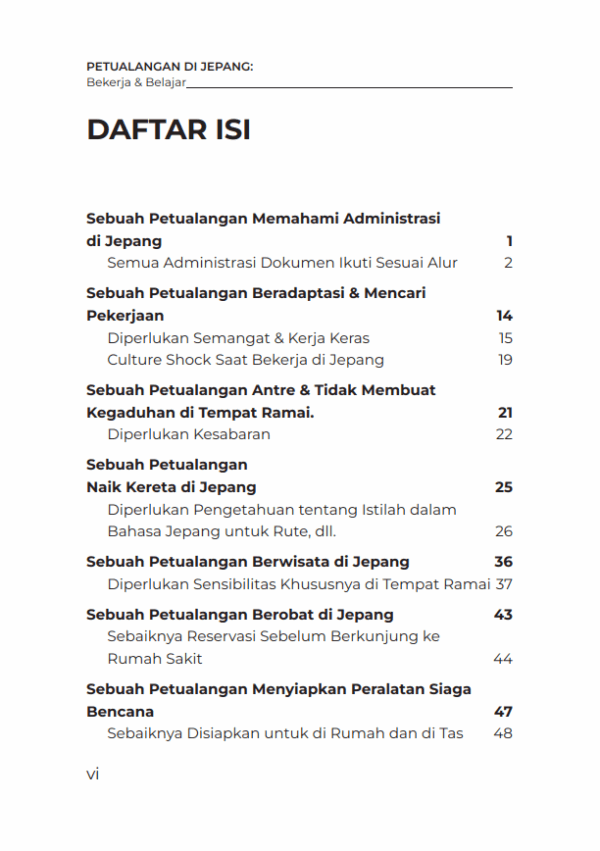 Buku Petualangan di Jepang: Bekerja & Belajar - Gambar 2