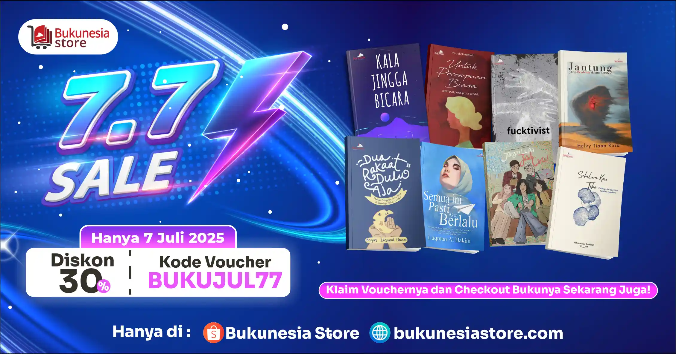 promo 7.7 sale bukunesia