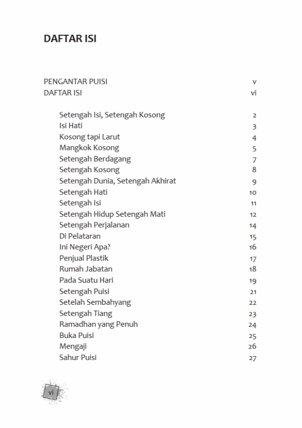 Buku Setengah Isi Setengah Kosong Setengahnya Dibaca Setengahnya Jangan - Gambar 2