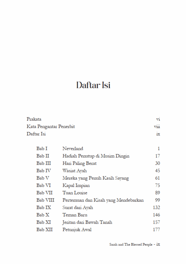 Buku Sarah And The Blessed People (Pesan yang Tersembunyi) - Gambar 2