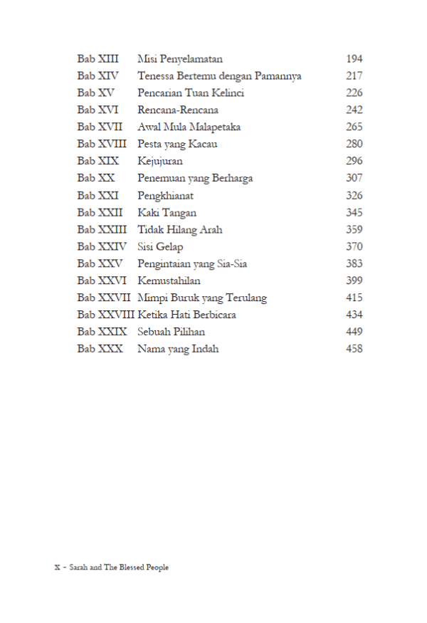 Buku Sarah And The Blessed People (Pesan yang Tersembunyi) - Gambar 3