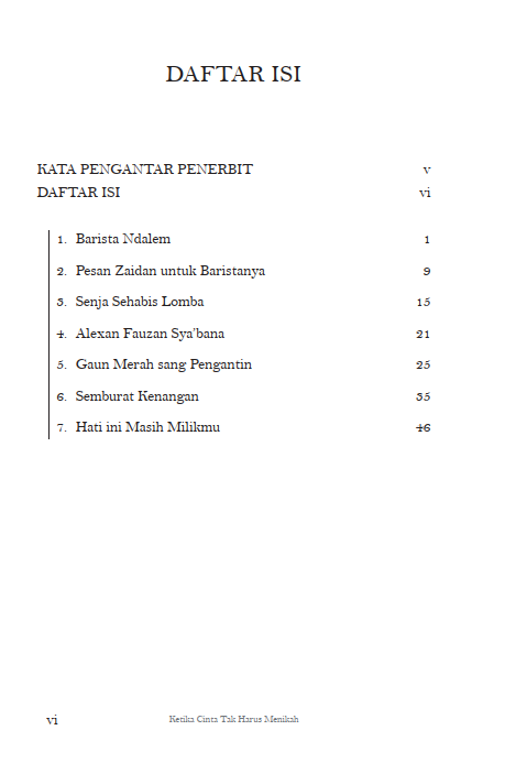 Buku Ketika Cinta Tak Harus Menikah - Gambar 2