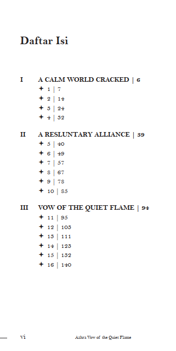 Buku Azhra Vow Of The Quiet Flame - Gambar 2
