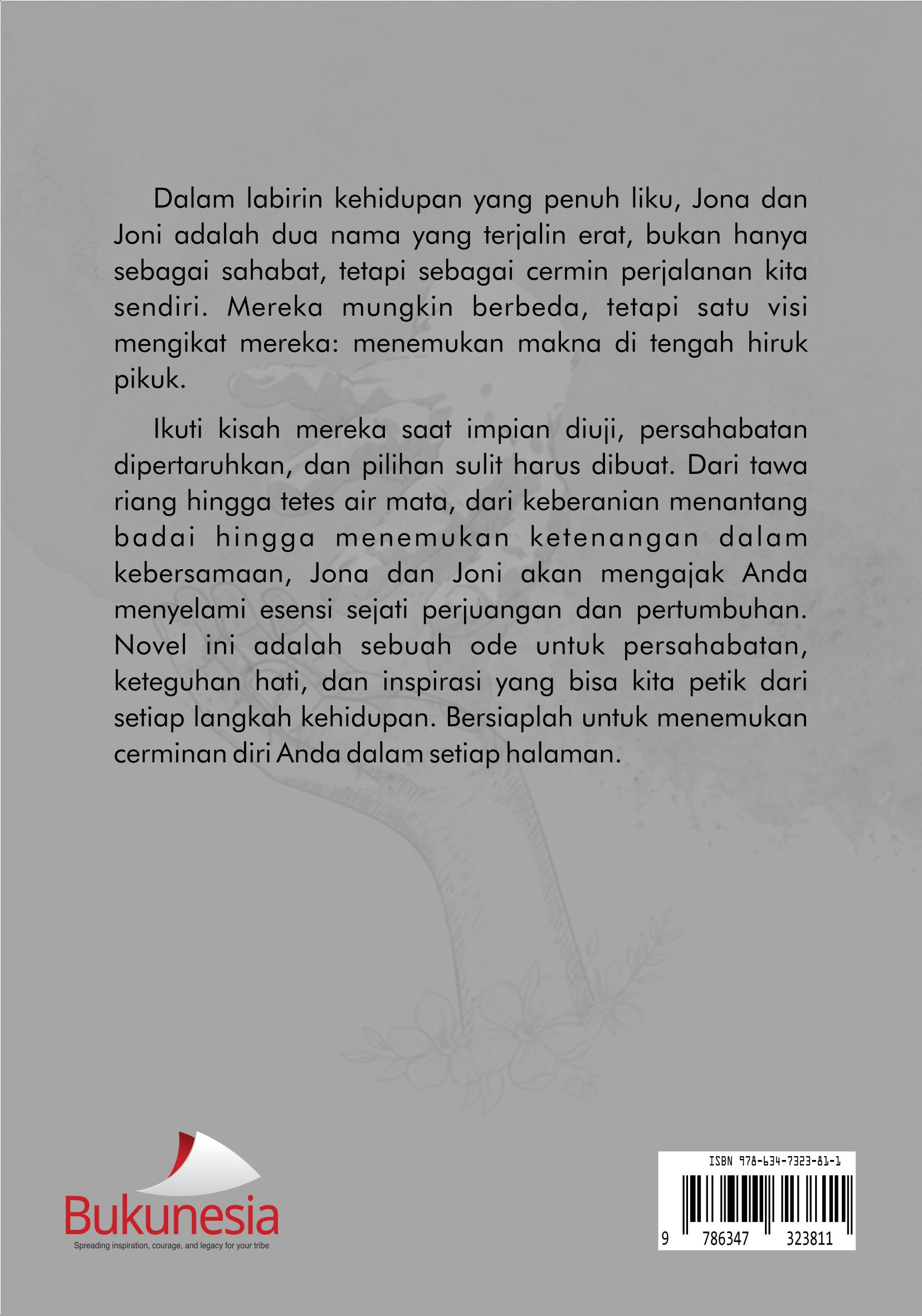 Buku Jona & Joni "Sebuah Kisah Tentang Arti Persahabatan, Keberanian, dan Kehilangan" - Gambar 3