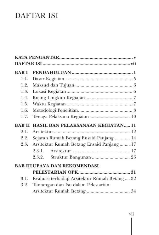 Buku Kajian Objek Pemajuan Kebudayaan Koleksi Museum Kapuas Raya Arsitektur Rumah Betang - Gambar 3