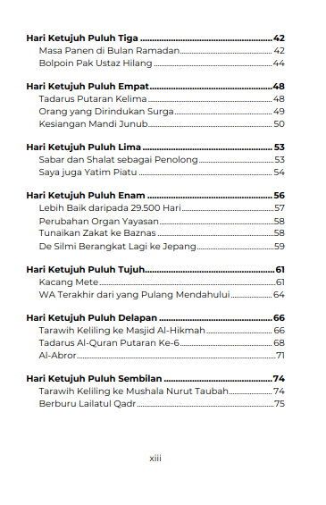 Buku Di Balik Catatan 99 Hari Refleksi, Motivasi dan Hikmah Jilid 3 - Gambar 6