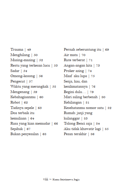 Buku Kamu Seistimewa Jogja - Gambar 3