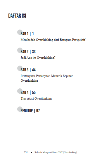 Buku Rahasia Mengendalikan Ovt (Overthinking) - Gambar 2