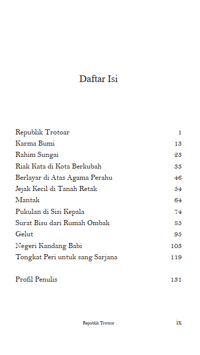 Buku Republik Trotoar - Gambar 2