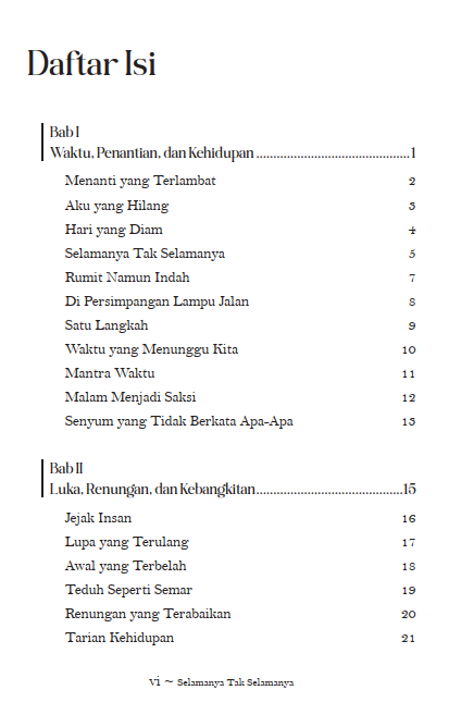 Buku Selamanya Tak Selamanya Kumpulan Puisi - Gambar 2