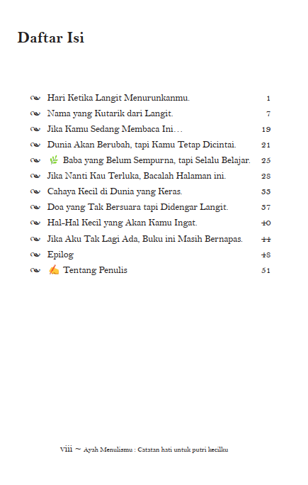 Buku Ayah Menulismu : Catatan Hati Untuk Putri Kecilku - Gambar 2