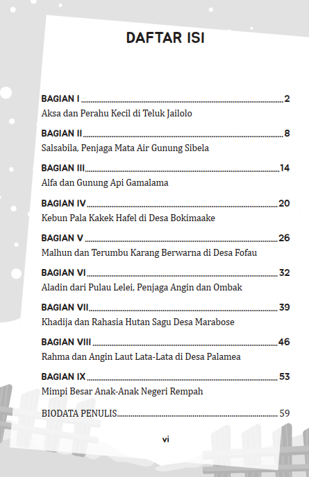 Buku Cerita Anak Negeri Rempah Petualangan Anak Desa Maluku Utara yang Cinta Alam dan Ilmu Pengetahuan - Gambar 2