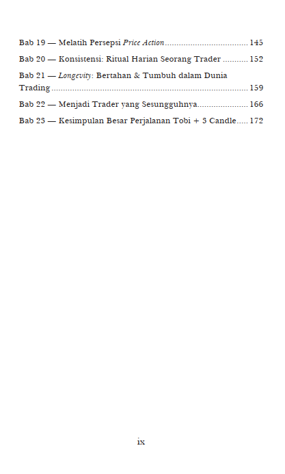 Buku Price Action Behavior System Tobi + 3 Candle: Sistem Entry Yang Simple, Objektif, dan Profitable - Gambar 3