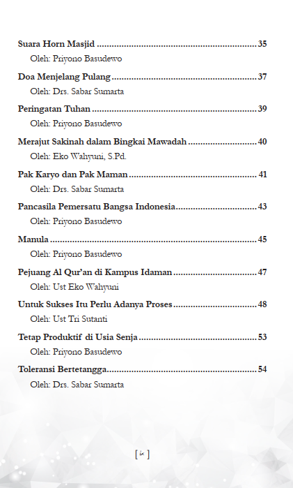 Buku Puisi Religi Dan Implementasi Harmoni Iman dan Amal Salih - Gambar 6