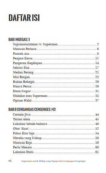 Buku Superman Untuk Hidup yang Ngegas dan Cengangas-Cengenges - Gambar 2