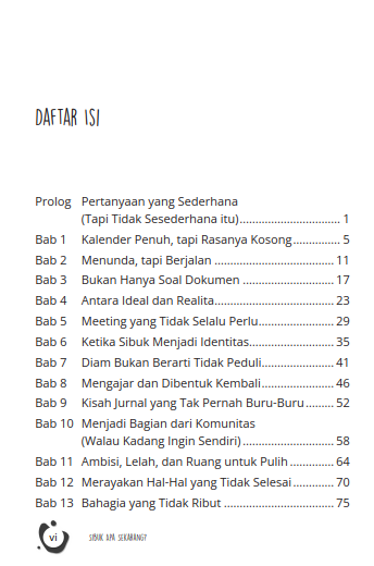 Buku Sibuk Apa Sekarang? - Gambar 2