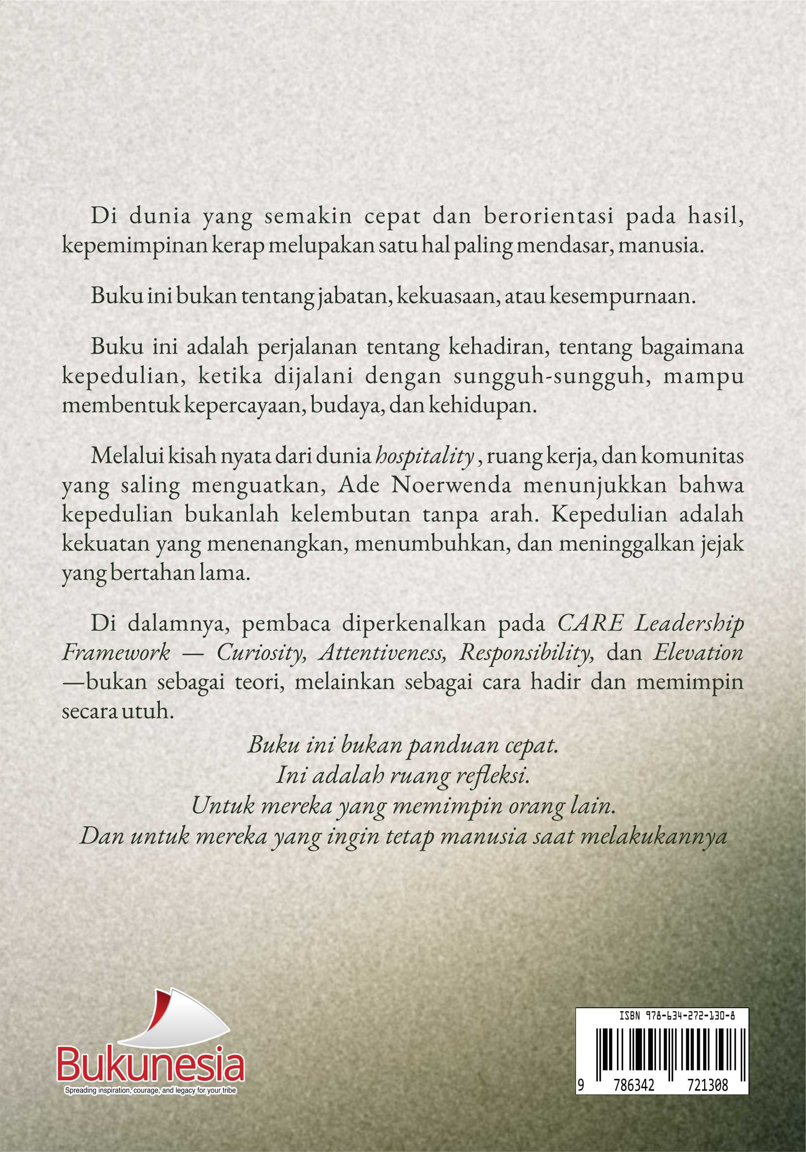 Buku The Art of Caring Leadership Seni Memimpin dengan Kepedulian - Gambar 5