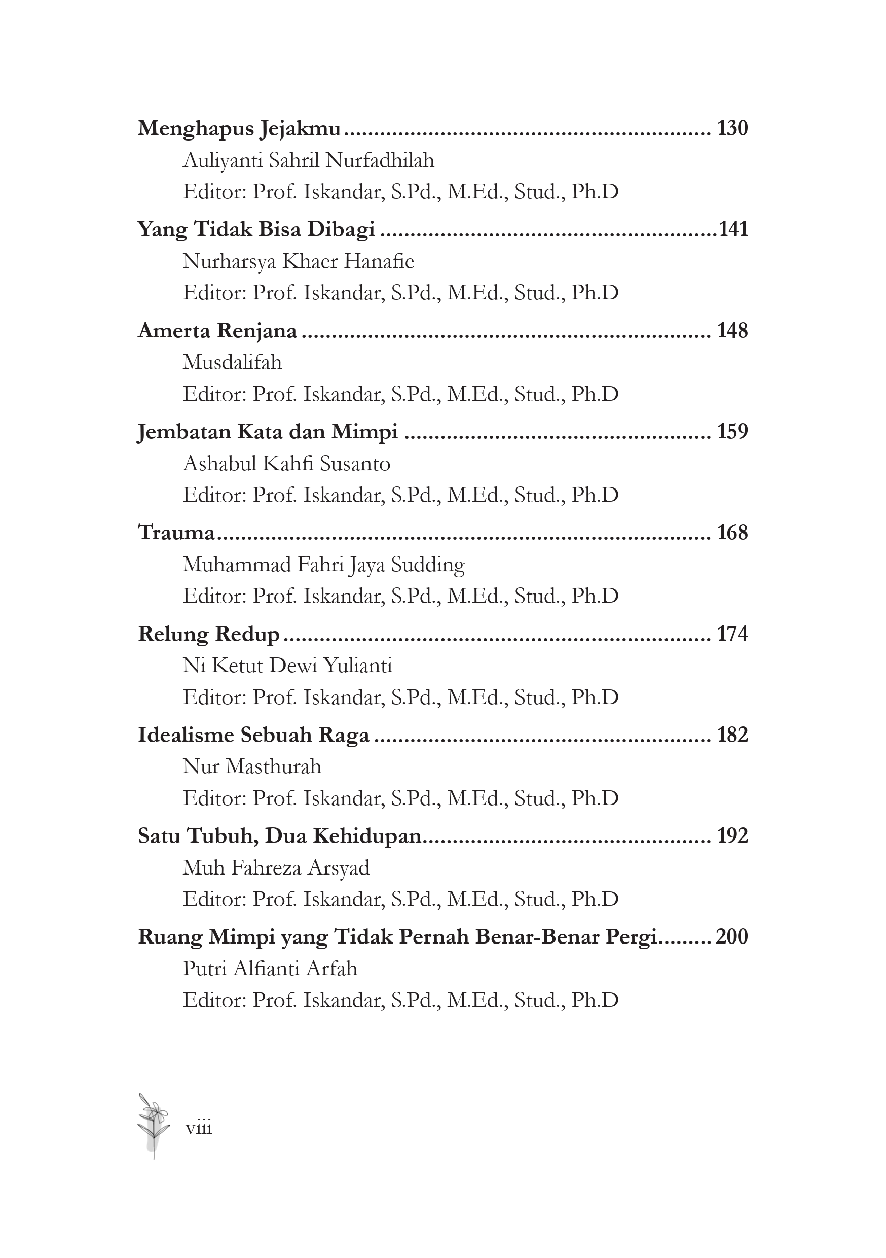 Buku Kumpulan Cerpen: Ruang Privat - Gambar 4