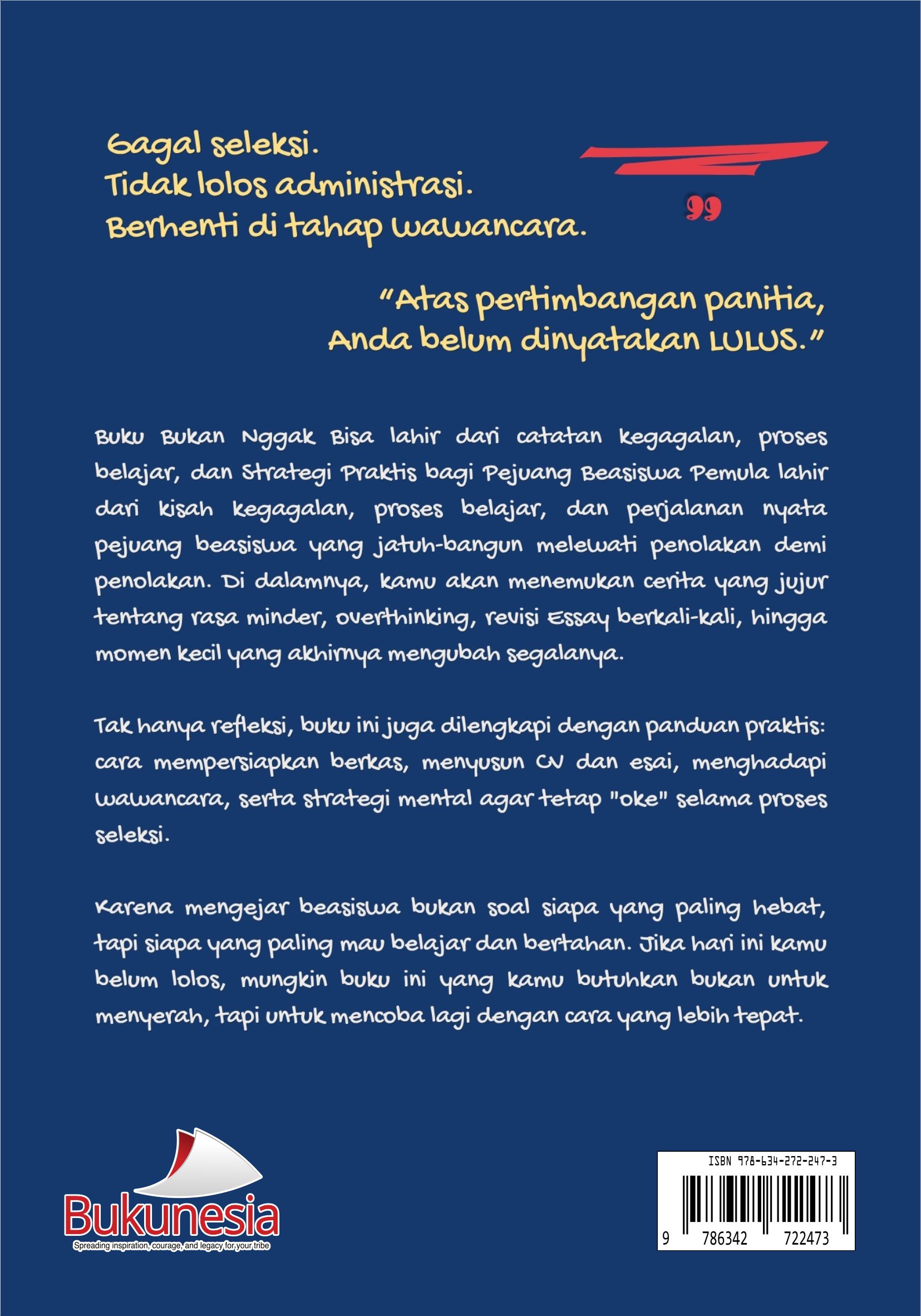 Buku Bukan Nggak Bisa for future awardee - Gambar 3