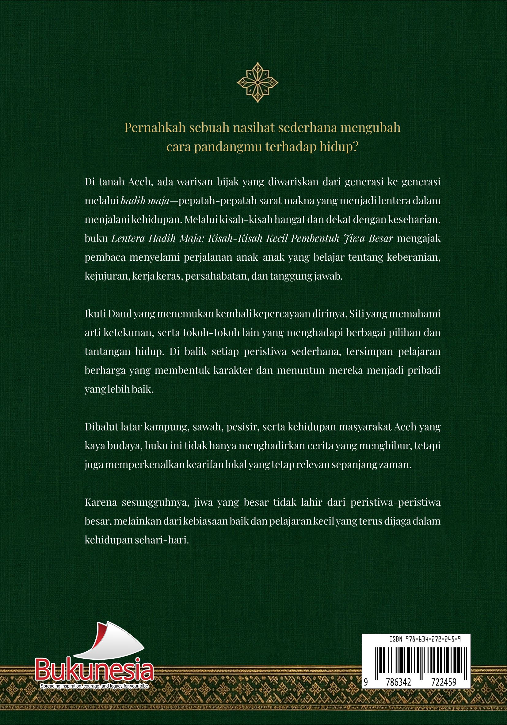 Buku Lentera Hadih Maja Kisah-Kisah Kecil Pembentuk Jiwa Besar - Gambar 3