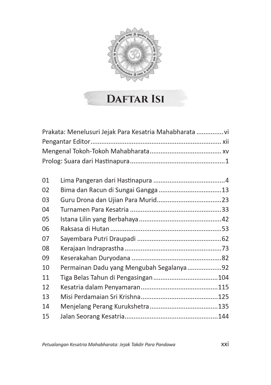 Buku Petualangan Kesatria Mahabharata: Jejak Takdir Para Pandawa - Gambar 2