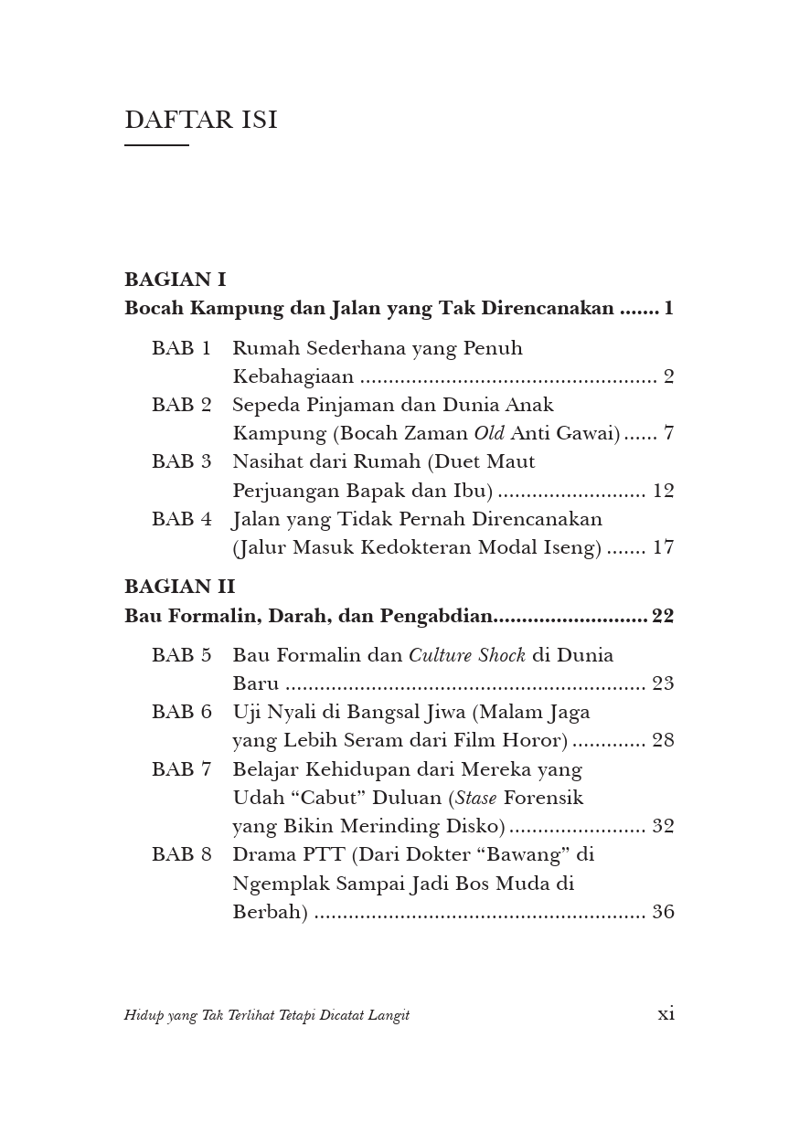 Buku Hidup Yang Tak Terlihat Tetapi Dicatat Langit Catatan Seorang Dokter Biasa - Gambar 2